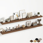 Fun Memories 60 Inch Fireplace Mantel Shelf, Deep Floating Shelves by FunMemories