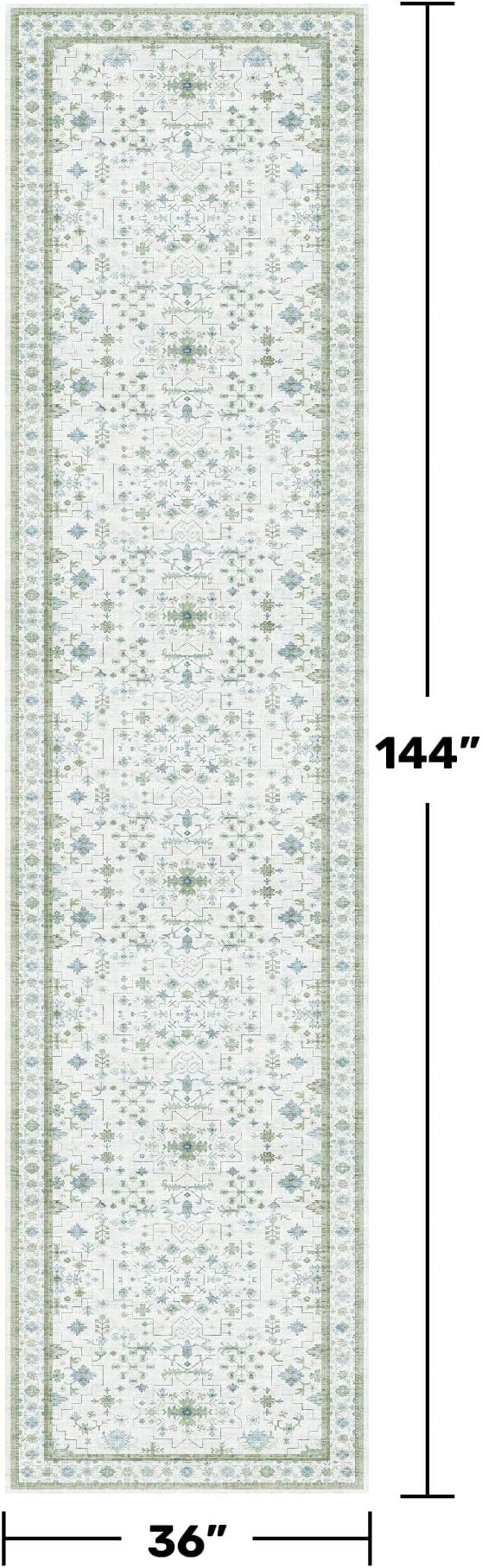 Oushak 3x12 Wide Hallway Runner Rug - Image 2