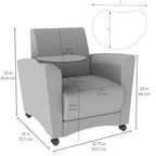 FDP Pro Series Upholstered Common Area Chair - Image 2