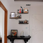 CRUGLA Floating Shelves Wall Mounted Set of 3, Hanging Storage Wall Shelf - Image 6