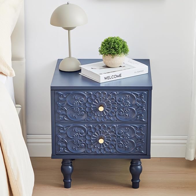 Nightstand, Farmhouse Bedside Table - Image 5