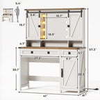 MSmask Farmhouse Vanity Desk - Image 6