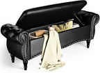 ZZW Storage Ottoman Bench, Tufted Bed Benches by zzw