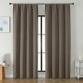 Simplebrand Ava Latte Blackout Curtains by Simplebrand