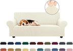 Stretch Loveseat Couch Cover, 2 Cushion Couch Slipcover, Elastic Bottom by KEKUOU