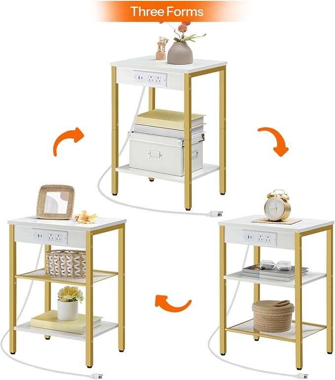 HOOBRO Side Tables Set of 2 - Image 7