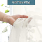 Sheer Curtain Panels Set 96" Inches Long, Solid Voile Light Filtering Airy - Image 8
