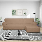 PureFit Stretch Sectional Couch Covers 2 pcs Non Slip L Shape Sofa Cover | - Image 2