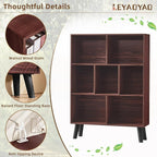 LEYAOYAO 7 Cube Bookshelf 3-Tier Bookcase - Image 5