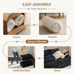 Upgrade Boneless Couch with Storage, Extra Deep&High Seat Modular Sectional - Image 9