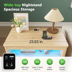 WOOVIVS End Table Set of 2 - Image 5