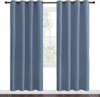 NICETOWN Stone Blue Room Darkening Curtain Panels 78" Length - Image 2