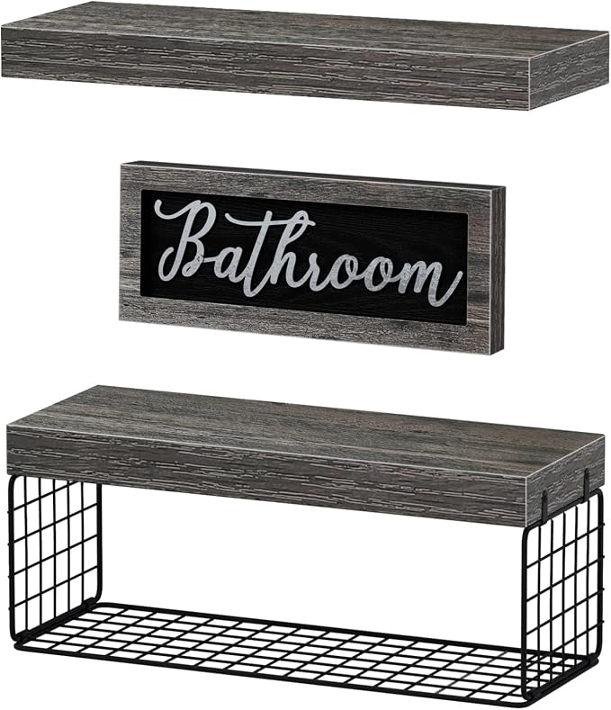 QEEIG ‎Bathroom Shelves Over Toilet - Image 6