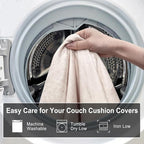 ANARACHON Leather Look Couch Cushion Covers Sofa Seat Slipcovers Sets Couches - Image 9