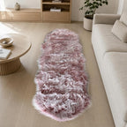 EasyJoy Faux Sheepskin Rug, Fluffy Faux Fur Rug, Ultra Soft Shag Area Rug by EasyJoy