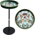 Gesodant Boho Single Leg Round Side Table by Gesodant+