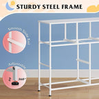 WLIVE 7 Drawer Dresser TV Stand, Entertainment Center, Media Console Table - Image 7