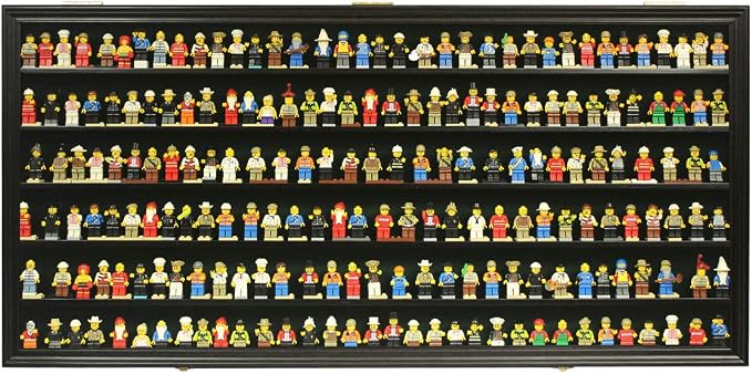 DisplayGifts Toy Minifigures Miniatures Display Case Frame Wall Cabinet Stand - Image 2