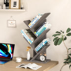 SHEEPAM 5 Tier Tree Book Shelf, Small Desktop Bookshelf - Image 5