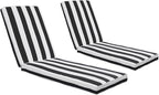 Only choice Chaise Lounge Cushions Outdoor, Fade & Water Resistant Patio Lounge by ONLYCHOICE