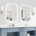 Tanmicoshomy 24 x 36 Inch White Bathroom Mirrors - Image 6