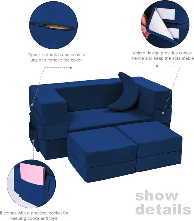 Elftopia Modular Kids Sofa, Toddler Couch Foam Armchair - Image 6