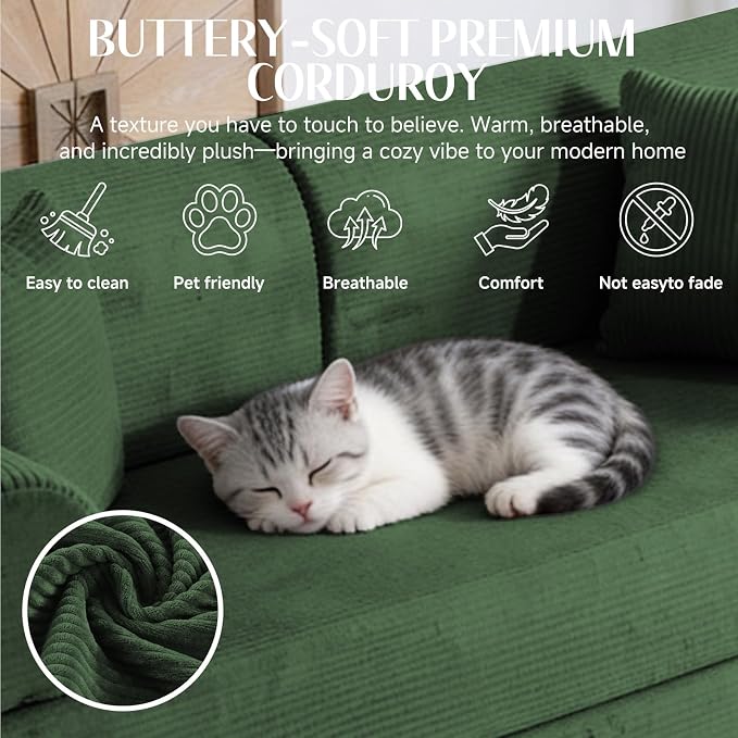 79'' Convertible Sofa Bed, 6 in 1 Folding Floor Futon Couch Sleeper - Image 5