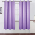 Lavender Thermal Blackout Curtains/42 x 72 Inch/Set of 2 Panels Room Darkening by Lemomo