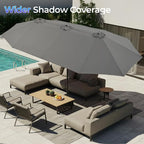 SUPERJARE 13FT Outdoor Patio Umbrella - Image 3