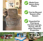 Evelots 2-Pack Clear Vinyl Recliner Covers, Spill-Resistant Protectors | - Image 6