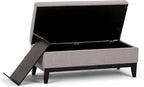 SIMPLIHOME Oregon Storage Ottoman Bench - Image 5