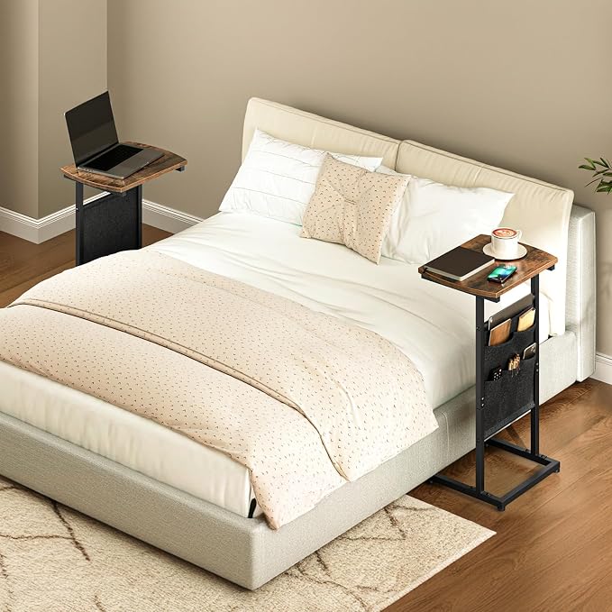 HOOBRO C Shaped End Table, 28.3" Side Table - Image 5