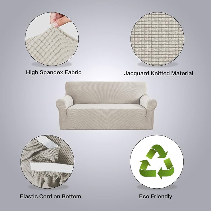 H.VERSAILTEX Stretch Extra Large Sofa Covers Sofa Slipcovers - Image 4