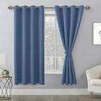 Blackout Curtains for Bedroom, 52 x 63 Inches Length, Window Curtains, Living - Image 8