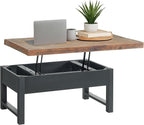 Alaterre Furniture Pomona Living Room 42 Inch Lift Top Solid Wood Coffee Table - Image 6