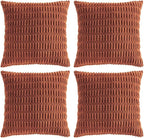Fancy Homi 4 Packs Decorative Throw Pillow Covers by Fancy+Homi