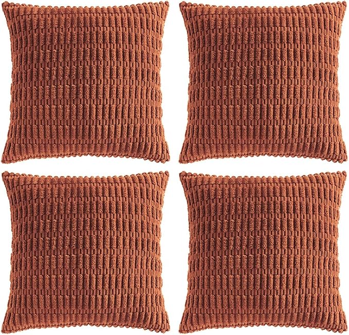 Fancy Homi 4 Packs Decorative Throw Pillow Covers by Fancy+Homi