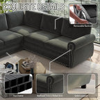 88.2" Sectional Sleeper Sofa - Image 5