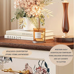 Vintage-Print New Chinese-Style Bedside Table, Office/Bedroom/Living Room - Image 6