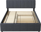 Queen Size Upholstered Platform Bed - Image 5
