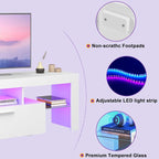 Clikuutory Modern Lighting 51 inch TV Stand - Image 5