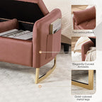 48" End of Bed Bench, Modern Storage Benches - Image 5