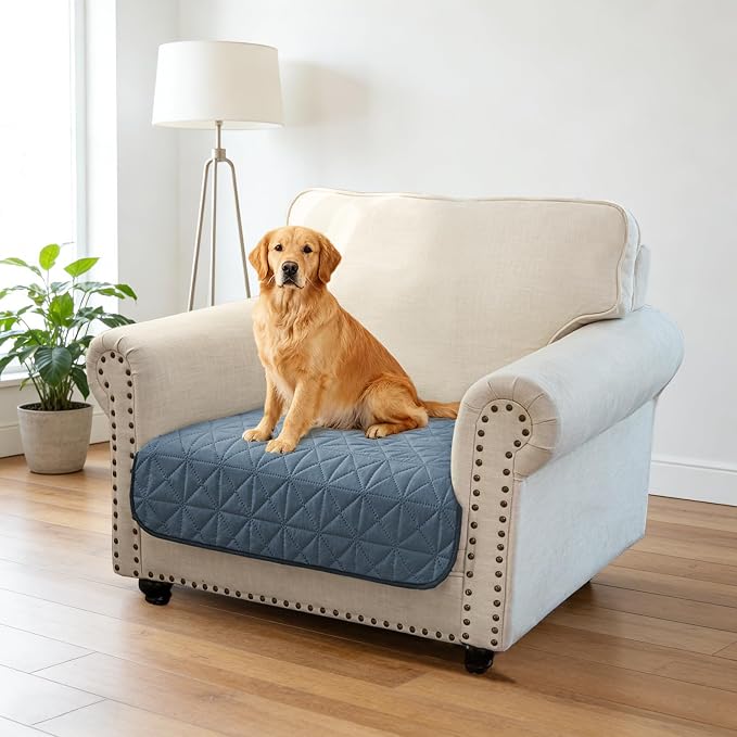 Ameritex Sofa Cover Waterproof for Seats Couch Cover for Dogs Pet Couch Cover - Image 5