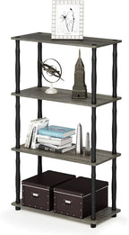 Furinno Turn-N-Tube 4-Tier Multipurpose Shelf Display Rack, Classic Tubes - Image 6