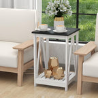 Farmhouse Square End Table, Accent Side Table - Image 7