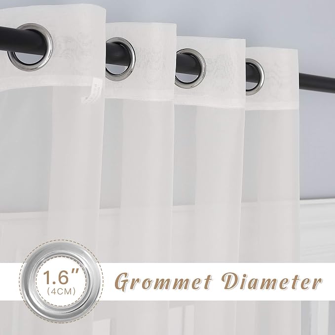 NICETOWN Voile Sheer Window Curtains - Image 2