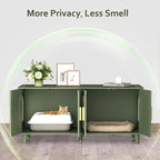 Homhedy Boho Cat Litter Box Enclosure - Image 4
