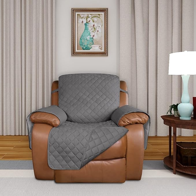 PureFit Reversible Recliner Chair Covers Couch Covers - Image 2