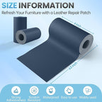 Leather Repair Patch Tape Kit, Vinyl Leather Repair Kit - Image 2