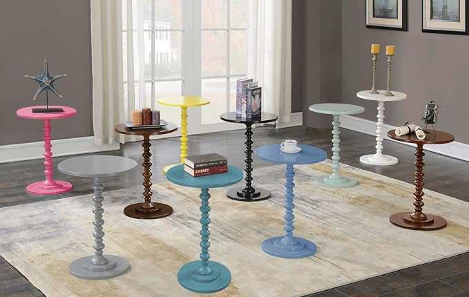 Convenience Concepts Palm Beach Spindle Table 17.75" - Image 4